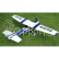 RC letadlo Cessna Air Trainer 1410, modrá