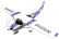 RC letadlo Cessna Air Trainer 1410, modrá