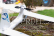 RC letadlo Sky King F959, modrá + náhradní baterie