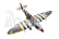 RC letadlo Supermarine Spitfire 2,03m (Zatahovací podvozek)