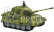 RC minitank King Tiger, zelená