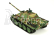 RC tank German JagdPanther 1:16 camo, BB IR