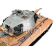RC tank King Tiger 1:16 IR, bez nátěru