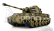 RC tank Kingtiger 1:16 IR, kamufláž
