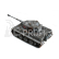 RC tank Tiger I 1:16 IR, šedá