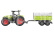 RC traktor Claas Arion 660 s vozem pro zvířata 1:24