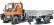RC Unimog U300 s vozíkem, oranžová