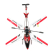 RC vrtulník Syma S107G, červená