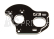 RC10B6.3 FT Laydown/Layback hliníkový držák motoru 3.5mm, černý