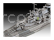Revell Battleship Gneisenau (1:1200) (starter set)