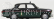 Rio-models Alfa romeo Giulietta Taxi Milano 1959 1:43 Černá Zelená