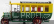 Rio-models Fiat 18bl Autobus Bracigiano - Camarelle 1916 1:43 Zelená Žlutá