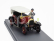 Rio-models Fiat 501 Fiume 1919 With Gabriele D'annunzio Figure 1:43 Červená Černá
