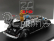 Rio-models Mercedes benz 770 Tourer Berlin Parade 25th September 1937 - With Figures Hitler Mussolini And 2x Nazists 1:43 Black