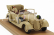 Rio-models Mercedes benz 770k Cabriolet Africa Korps 1941 With Rommel And Driver Figures 1:43 Vojenský Písek