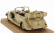 Rio-models Mercedes benz 770k Cabriolet Africa Korps 1941 With Rommel And Driver Figures 1:43 Vojenský Písek