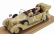 Rio-models Mercedes benz 770k Cabriolet Africa Korps 1941 With Rommel And Driver Figures 1:43 Vojenský Písek