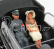 Rio-models Mercedes benz 770k Cabriolet With Adolf Hitler - Eva Braun - Ss Military - Graduated Driver - 1942 - Exclusive Carmodel 1:43 Military Black
