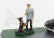 Rio-models Volkswagen Beetle Maggiolino Cabriolet Closed Nido Dell'aquila - Eagle's Nest 1938 - Hitler And Blondie Dog 1:43 Black