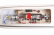 Rivera motorová jachta 605mm, RC set 2,4 GHz