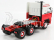Road-kings DAF 3600 Space Cab Tractor Truck 3-assi 1986 1:18 Červená Bílá