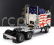 Road-kings Kenworth K100 Aerodyne Tractor Truck Stars & Stripes 3-assi 1976 1:18 Bílá Modrá Červená