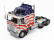 Road-kings Kenworth K100 Aerodyne Tractor Truck Stars & Stripes 3-assi 1976 1:18 Bílá Modrá Červená