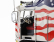 Road-kings Kenworth K100 Aerodyne Tractor Truck Stars & Stripes 3-assi 1976 1:18 Bílá Modrá Červená