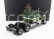 Road-kings Kenworth W900 Tractor Truck 3-assi Moving On 1989 1:18 Zelená