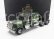 Road-kings Kenworth W900 Tractor Truck 3-assi Moving On 1989 1:18 Zelená