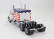 Road-kings Kenworth W900 Tractor Truck Stars & Stripes Livery 3-assi 1989 1:18 Bílá Modrá Červená
