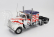 Road-kings Kenworth W900 Tractor Truck Stars & Stripes Livery 3-assi 1989 1:18 Bílá Modrá Červená