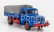 Road-kings Krupp Titan Swl80 Truck Canvas Top Telonato 2-assi 1950 1:18 Modrá Červená