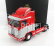 Road-kings Scania 143m 500 Streamline Tractor Truck 2-assi 1995 1:18 Červená Šedá Bílá