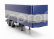 Road-kings Trailer Trailer For Truck - Rimorchio 1:18 Modrá Stříbrná