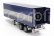 Road-kings Trailer Trailer For Truck - Rimorchio 1:18 Modrá Stříbrná