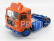 Road-kings Volvo F88 Tractor Truck Transports Deutrans 1965 1:18 Oranžová Modrá
