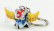 Robot Hl-pro Goldrake - Portachiavi - Keyring Figure Grendizer Goldrake Ufo Robot 1:144 Modrá Stříbrná Žlutá