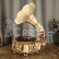 RoboTime 3D dřevěné mechanické puzzle Gramofon (ruční pohon) - poškozený obal