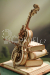 RoboTime 3D dřevěné mechanické puzzle Kouzelné violoncello - poškozený obal