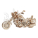 RoboTime 3D dřevěné mechanické puzzle Motorka (cruiser)
