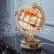 RoboTime 3D dřevěné mechanické puzzle Svítící glóbus
