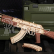 RoboTime 3D Dřevěné mechanické puzzle Útočná puška AK-47