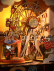 RoboTime 3D Dřevěné puzzle Karneval při západu slunce
