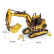 RoboTime dřevěné 3D puzzle Bagr