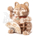 RoboTime dřevěné 3D puzzle Plutus Kočka pro štěstí