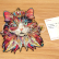 RoboTime Dřevěné puzzle Kočičí král
