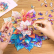 RoboTime Dřevěné puzzle Květinová mandala