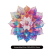 RoboTime Dřevěné puzzle Květinová mandala