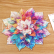 RoboTime Dřevěné puzzle Květinová mandala